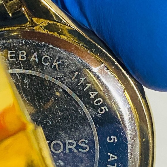 Michael Kors MK4284 Women's Runway Gold-Tone Steel Tortoise Acetate Dial - Picture 10 of 17